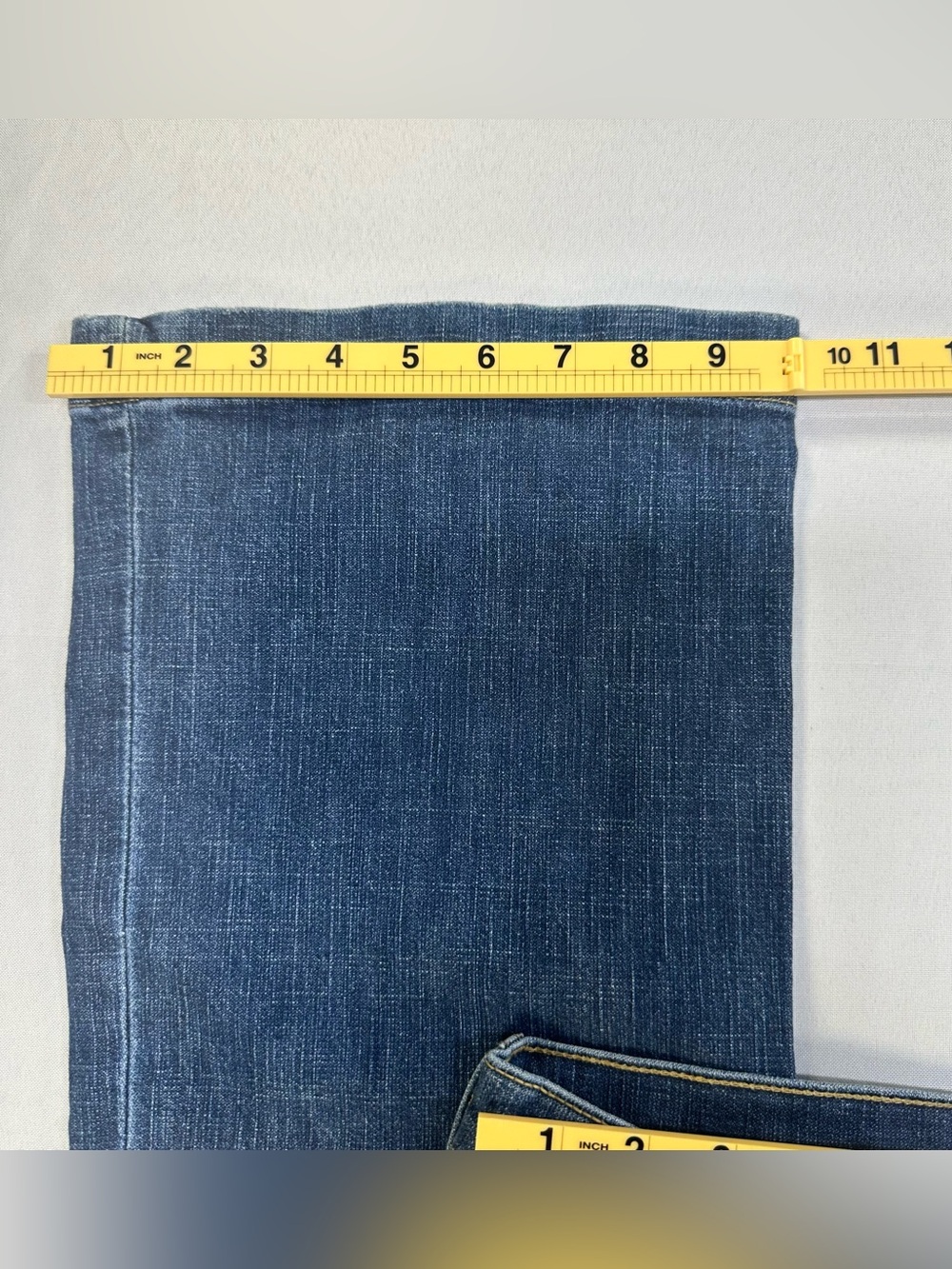 Gap Long And Lean Size 12 Long Boot Cut Mid Wash Blue Jeans Classic Y2K Tall - Picture 8 of 8